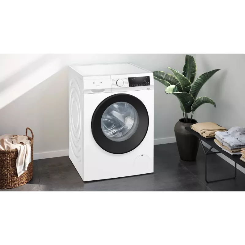 Siemens iQ500 WG34G2070 veļas mazgājamā mašīna, priekšējā ielāde, 8 kg, 1400 apgr./min, balta