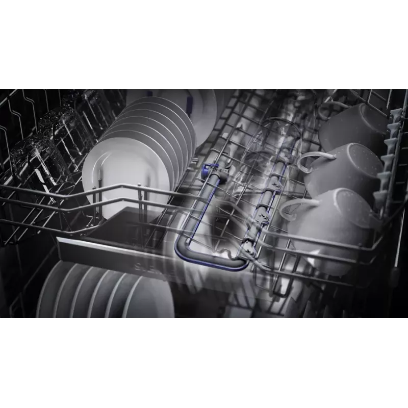 Siemens iQ500 SN45ZS07CE trauku mazgājamā mašīna, iebūvējama zem letes, 14 komplekti