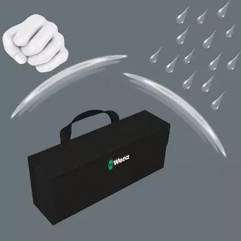 Instrumentu kaste Wera 2go 3 Melna