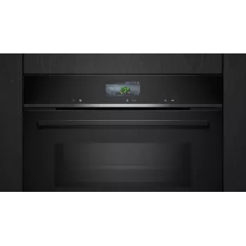 Siemens iQ700 CM776GKB1 cepeškrāsns 45 L 900 W Melna, Nerūsējošais tērauds