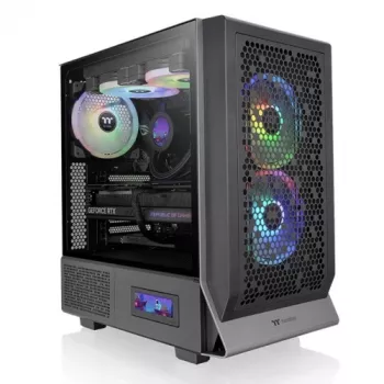 THERMALTAKE Ceres 300 TG ARGB Mid Tower korpuss - Melns
