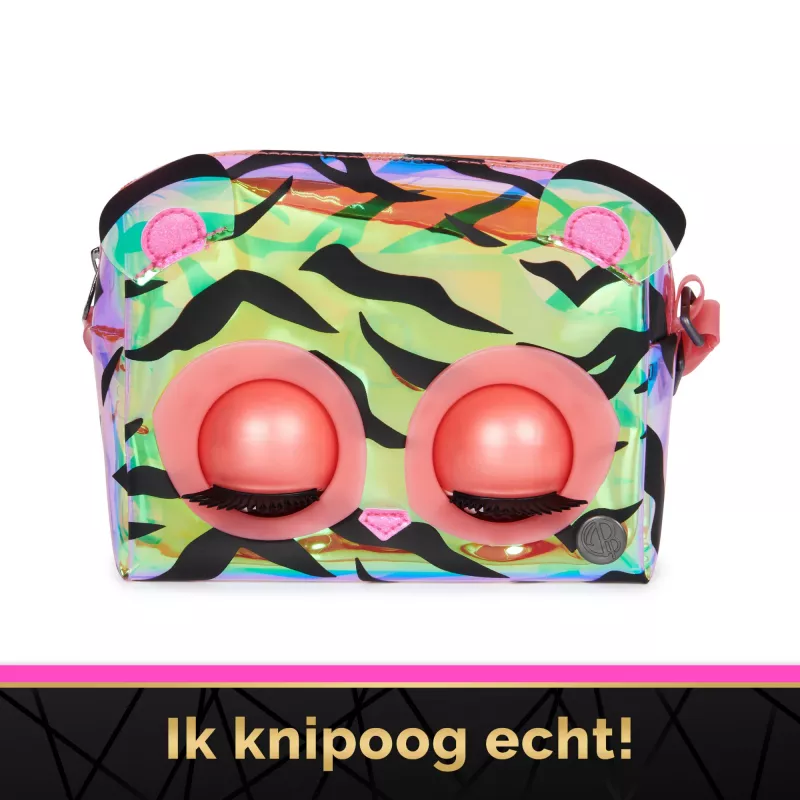 Purse Pets Purrisma Interaktīvā Tīģera Rotaļlieta un Crossbody Soma, vairāk nekā 30 Skaņas un Reakcijas, Bērnu Rotaļlietas Meitenēm un Pusaudzēm