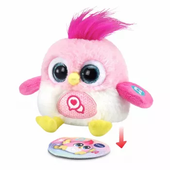 Interaktīvs runājošs plīša putns VTech Lolibirds Momo — ar baterijām darbināma izglītojoša rotaļlieta