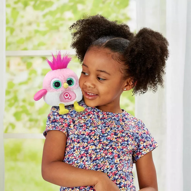 Interaktīvs runājošs plīša putns VTech Lolibirds Momo — ar baterijām darbināma izglītojoša rotaļlieta