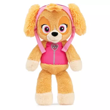 PAW Patrol GUND Oficiālais Skye Take Along Buddy Pluša Rotaļlieta, Premium Pildīts Dzīvnieks Vecumam no 1 Gada, Rozā/Brūna, 13 inch