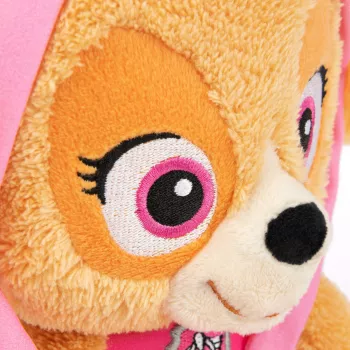 PAW Patrol GUND Oficiālais Skye Take Along Buddy Pluša Rotaļlieta, Premium Pildīts Dzīvnieks Vecumam no 1 Gada, Rozā/Brūna, 13 inch