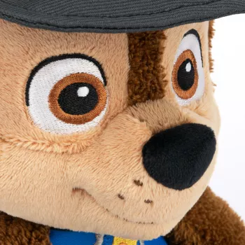 GUND PAW Patrol Oficiālais Chase Take Along Buddy Mīkstā rotaļlieta, Premium Pildīts Dzīvnieks vecumam no 1 gada, Zils/Brūns, 13”