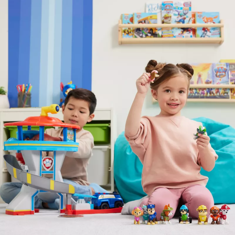 PAW Patrol 10th Anniversary All Paws On Deck dāvanu komplekts ar 10 kolekcionējamām figūriņām, bērnu rotaļlietas no 3 gadu vecuma