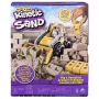 Kinetic Sand Dig N' Demolish komplekts ar 1lb rotaļu smiltīm un rotaļu kravas auto, sensorās rotaļlietas bērniem no 5 gadu vecuma