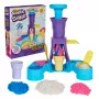 Kinetic Sand Soft Serve Station – 14oz veidojamās smiltis (3 krāsas), 2 saldējuma konusi un 2 rīki
