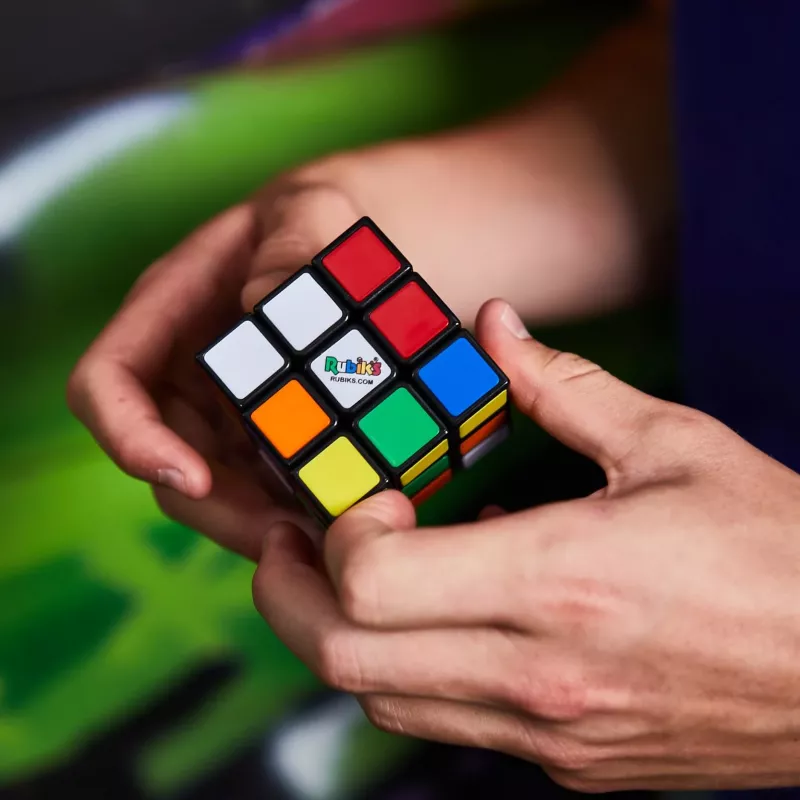 Spin Master 3x3 Rubika kubs — oriģinālais 3x3, vecumam no 8+ gadiem