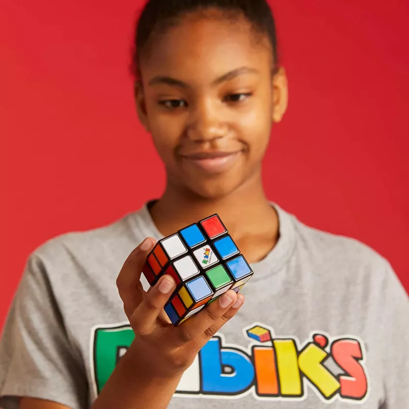 Spin Master 3x3 Rubika kubs — oriģinālais 3x3, vecumam no 8+ gadiem