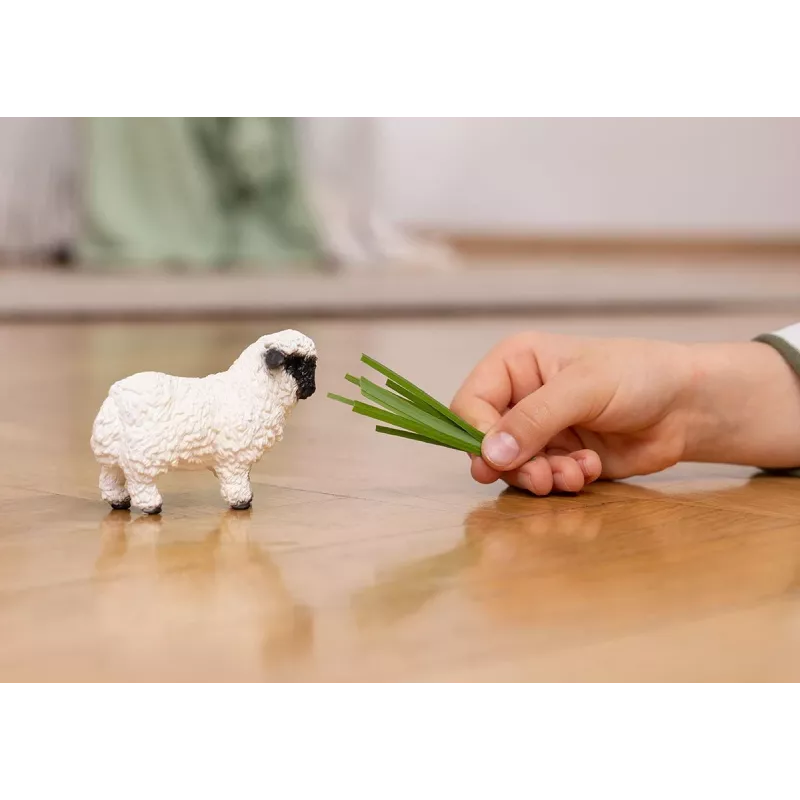 schleich Valais Blacknose Aita, 3 gadi, Saimniecība, Lauksaimniecības dzīvnieki / lauku rotaļlietas, Melns, Balts, Plastmasa