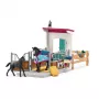 schleich HORSE CLUB Zirgu kaste ar ķēvi un kumeļu, Zirgu novietne, Zirgi, 5 gadi, Daudzkrāsains, Plastmasa