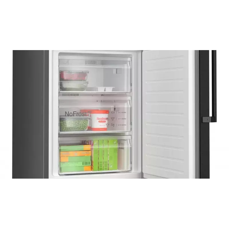 Bosch Serie 4 KGN36VXCT ledusskapis ar saldētavu Brīvstāvošs 321 L Nerūsējošais tērauds