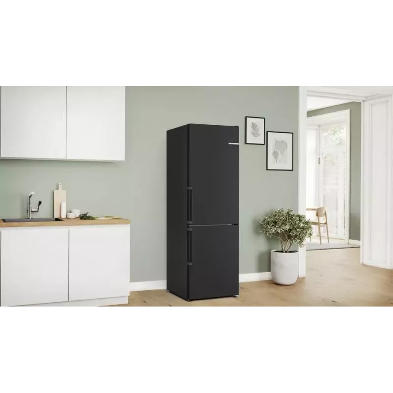 Bosch Serie 4 KGN36VXCT ledusskapis ar saldētavu Brīvstāvošs 321 L Nerūsējošais tērauds
