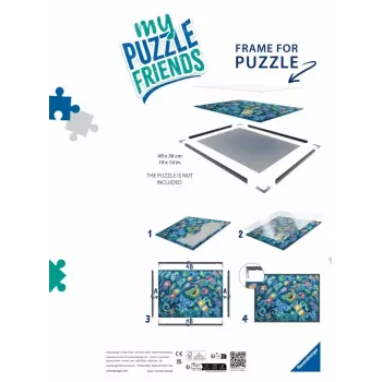 Puzles rāmis Ravensburger 17901 – melns, puzlēm, ieteicams no 12+ gadiem