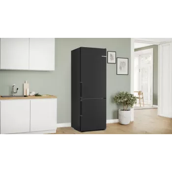Bosch Serie 4 KGN49VXCT ledusskapis-saldētājs Brīvstāvošs 440 L Nerūsējošais tērauds