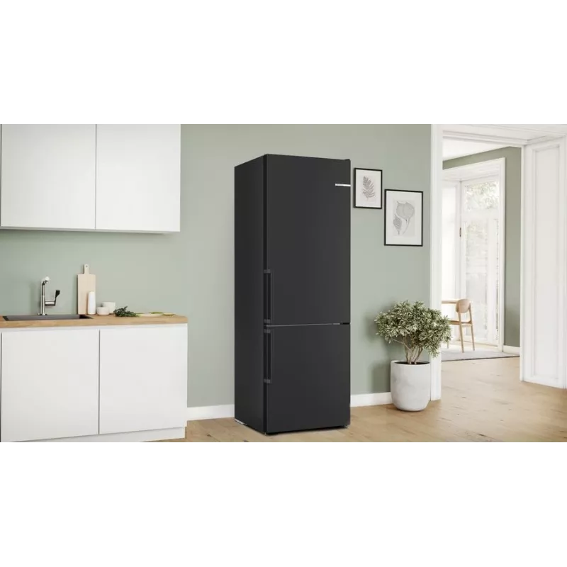 Bosch Serie 4 KGN49VXCT ledusskapis-saldētājs Brīvstāvošs 440 L Nerūsējošais tērauds