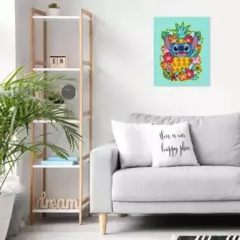 Glezniecības komplekts Ravensburger CreArt Disney Stitch — krāso pēc numuriem