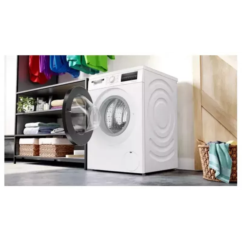 Bosch Serie 6 WUU28T48 veļas mazgājamā mašīna, priekšējā ielāde, 8 kg, 1400 RPM, balta