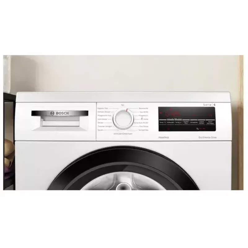 Bosch Serie 6 WUU28T48 veļas mazgājamā mašīna, priekšējā ielāde, 8 kg, 1400 RPM, balta