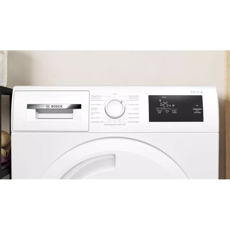 Bosch Serie 4 WTH83003 žāvētājs Brīvstāvošs Priekšējā ielāde 7 kg Balts