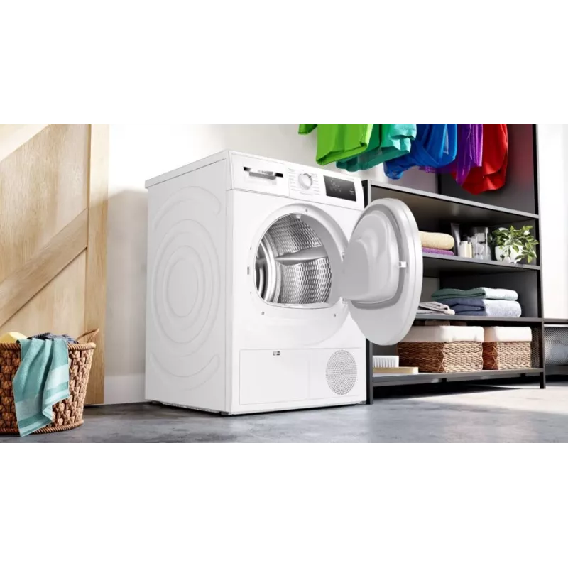 Bosch Serie 4 WTH83003 žāvētājs Brīvstāvošs Priekšējā ielāde 7 kg Balts