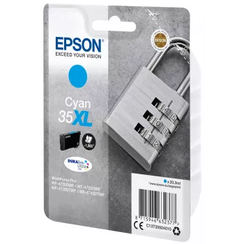 Kārtridžs Epson Padlock Singlepack Ciāns 35XL DURABrite Ultra Tinte