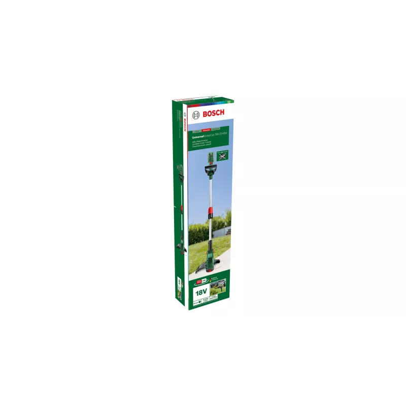 Bosch UniversalGrassCut 18V-26-500 26 cm Bezvadu zāles trimmeris Melns, Zaļš