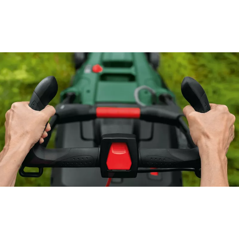 Zāles pļāvējs Bosch AdvancedRotak 40-650 — 1800 W, 40 cm pļaušanas platums, zaļš/melns