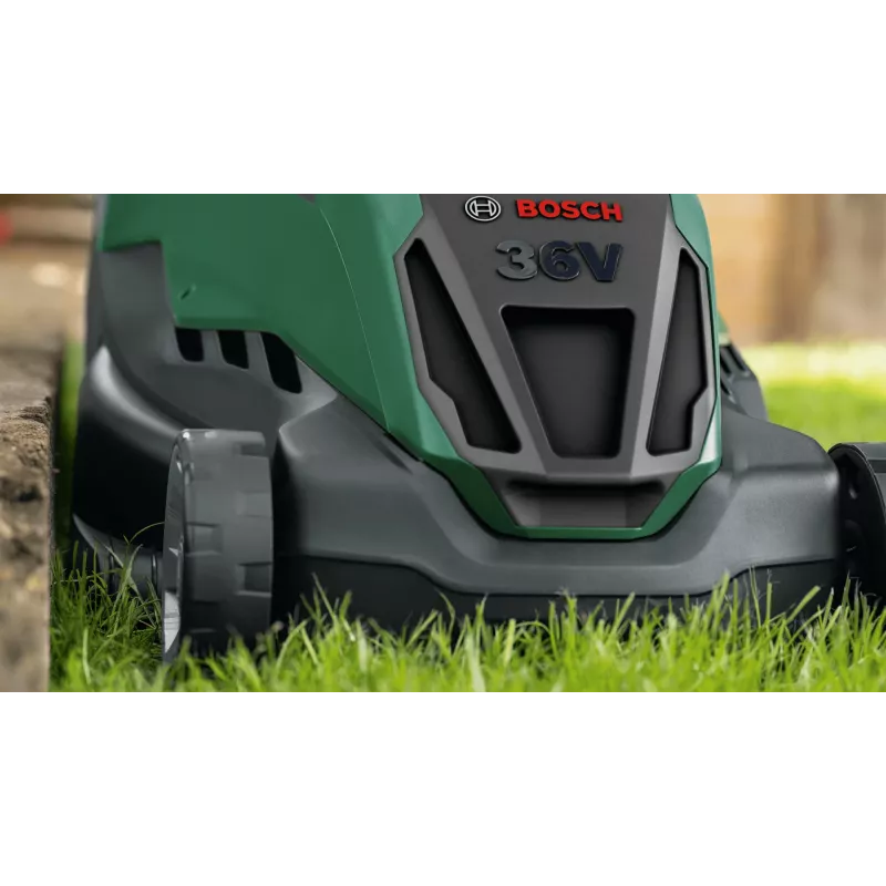 Bezvadu zāles pļāvējs Bosch ADVANCEDROTAK 36V-40-650 650W, akumulatora, modelis 06008B9F00