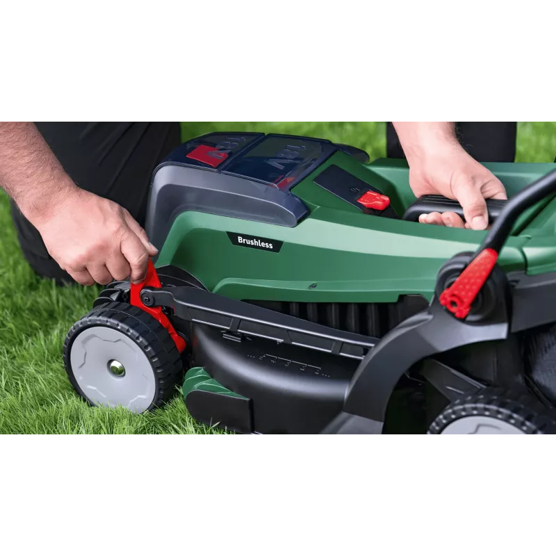 Bosch 37-550 bezvadu zāles pļāvējs ar akumulatoru, Melns, Zaļš