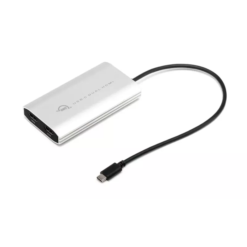USB grafikas adapteris OWC CADPDL2HDMI 3840 x 2160 pikseļi Sudrabs