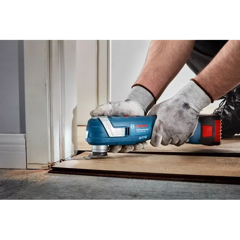 Bosch GOP 18V-34 Professional bezvadu daudzslīpmašīna 20000 RPM zila