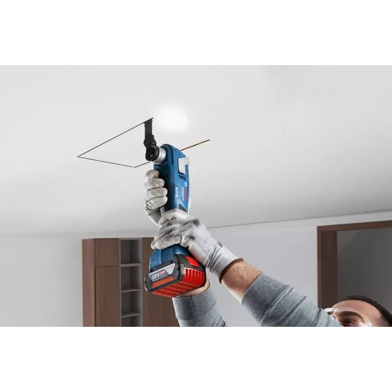 Bosch GOP 18V-34 Professional bezvadu daudzslīpmašīna 20000 RPM zila