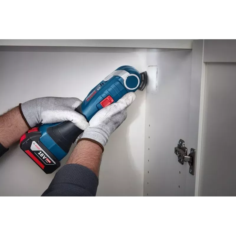 Bosch GOP 18V-34 Professional bezvadu daudzslīpmašīna 20000 RPM zila