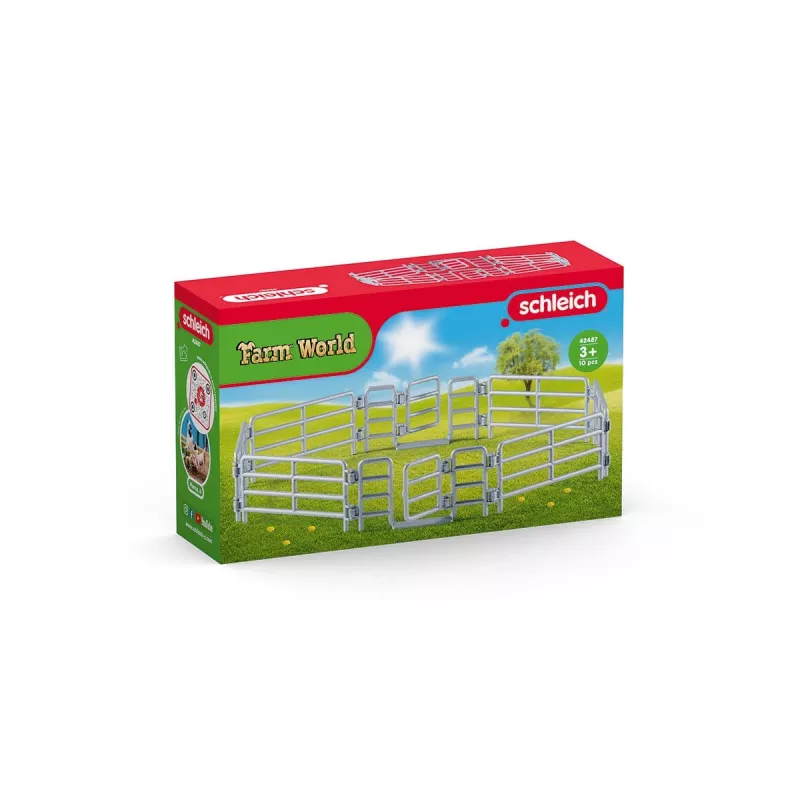 Schleich Aploka Žogs, Rotaļu Figūru Žogs, 3 gadi, Lauku Sēta, Lauku Dzīvnieki / Lauku Rotaļlietas, Nerūsējošs Tērauds, 1 gab.