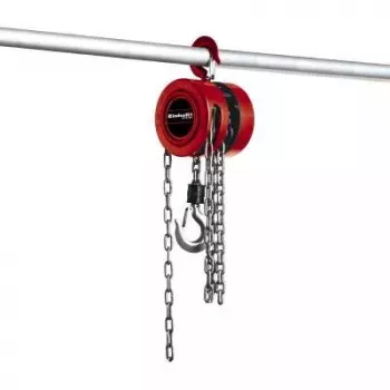 Ķēdes pacēlājs Einhell TC-CH 1000 1000 kg 2.5 m Sarkans Sudrabs