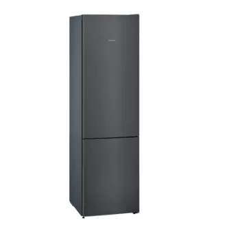 Siemens iQ500 KG39E8XBA ledusskapis-saldētājs Brīvstāvošs 343 L Melns, Nerūsējošais tērauds