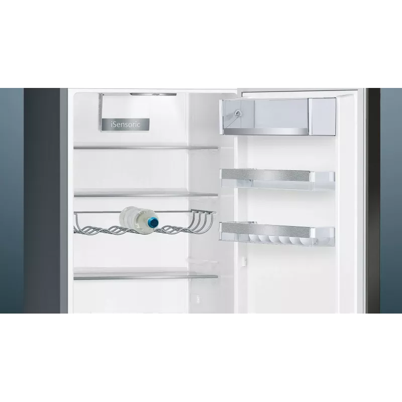 Siemens iQ500 KG39E8XBA ledusskapis-saldētājs Brīvstāvošs 343 L Melns, Nerūsējošais tērauds