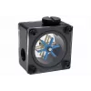 Alphacool Eisfluegel plūsmas indikators G1/4, kvadrātveida, acetāls, melns