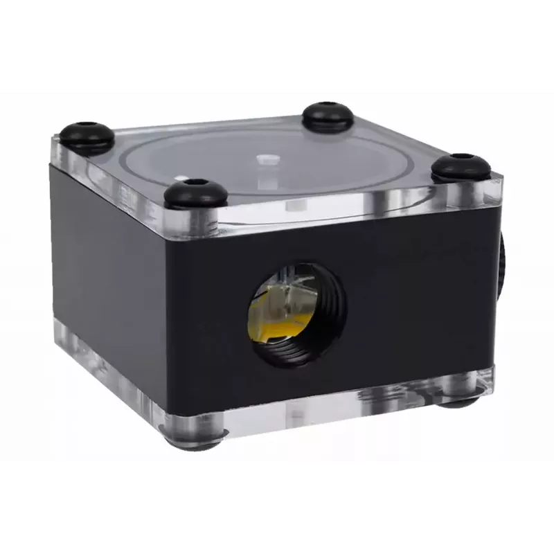 Alphacool Eisfluegel plūsmas indikators G1/4, kvadrātveida, acetāls, melns