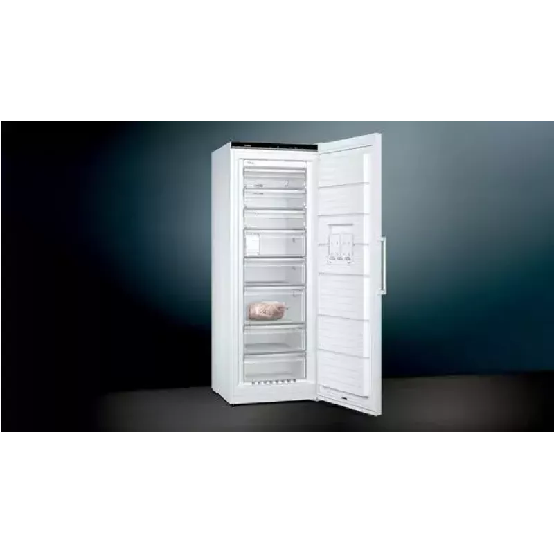 Saldētava Siemens iQ500 GS58NAWDV stāvošā saldētava 366 L balta