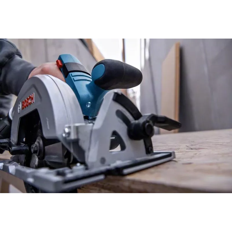 Bosch GKS 18V-57-2 Professional akumulatora ripzāģis, 18 V, 165 mm, bez akumulatora, zils/melns