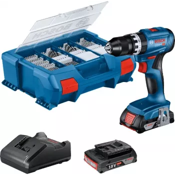 Bosch GSB 18V-45 akumulatora skrūvgriezis 1900 RPM melns, zils