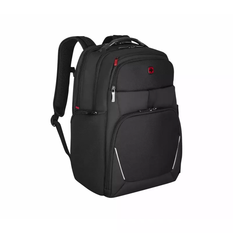 Ikdienas mugursoma Wenger SwissGear Meteor Melna Poliesters PVC rPET