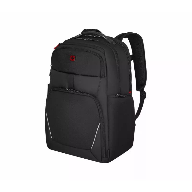Ikdienas mugursoma Wenger SwissGear Meteor Melna Poliesters PVC rPET