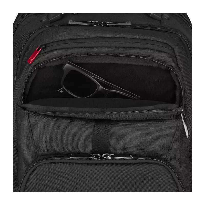 Ikdienas mugursoma Wenger SwissGear Meteor Melna Poliesters PVC rPET