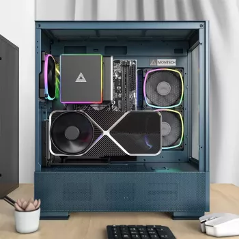 PC korpuss Montech SKY TWO Midi Tower Blue